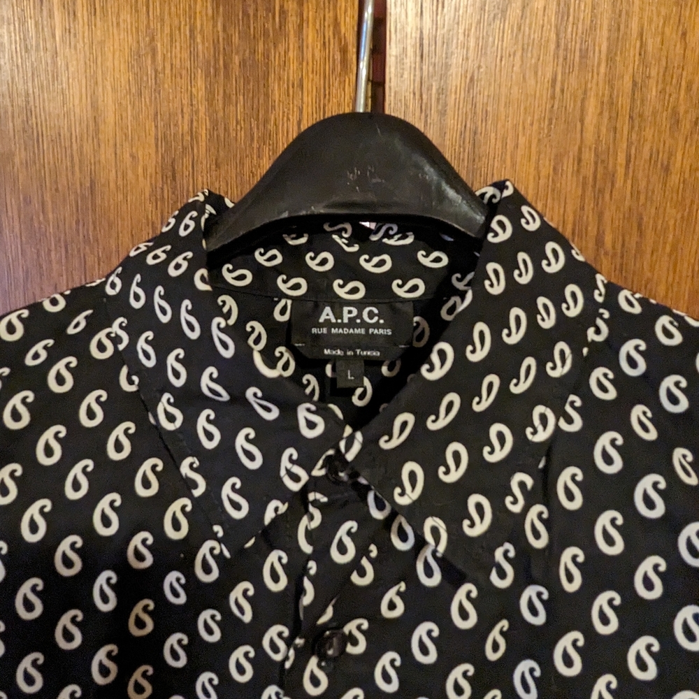 APC casual paisley print shirt